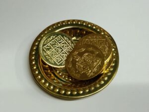 kubera gold coin big size